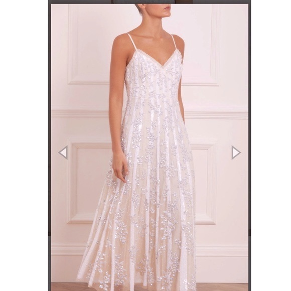 Needle & thread Floral Evermore Sequin cami ankle gown - Picture 3 of 16